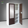 Personnalisé double couleur chambre moderne stockage armoire design meubles en acier Chine en gros